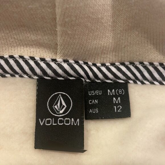 Volcom cropped hoodie medium (1185) NWT - Picture 6 of 8
